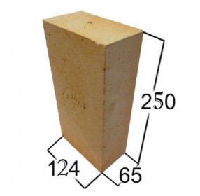 Огнеупорный кирпич для печей и каминов (г. Боровичи)  Шамотный кирпич ША-8