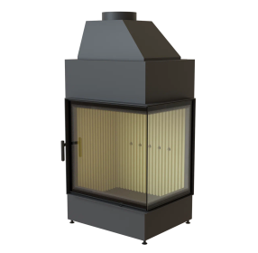 Камин ESMA 2С 57(44)/54 R Угловой. Боковое открытие в Москве